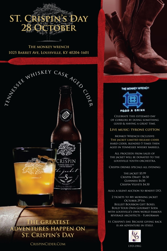 Crispin Cider Event Poster